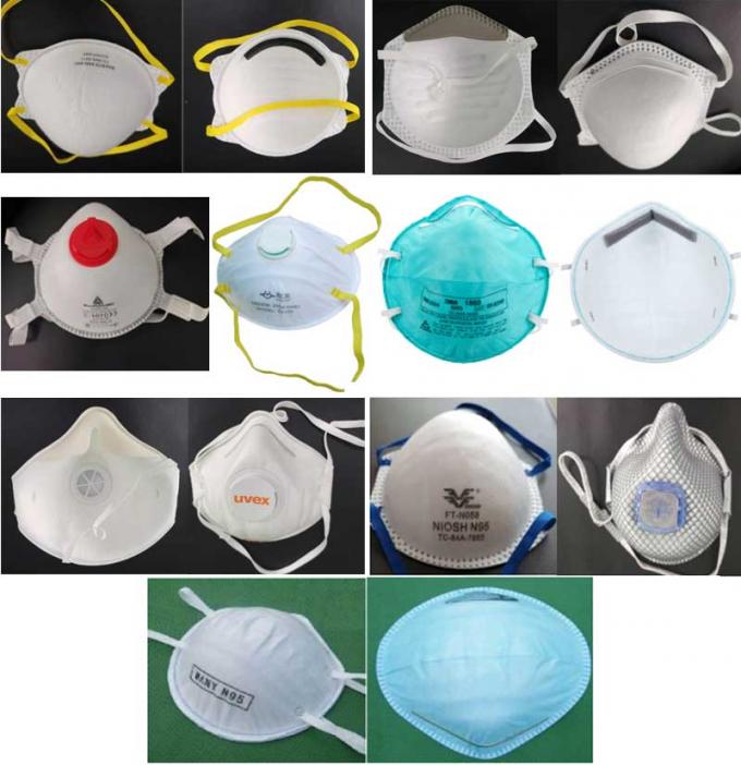 linha de produção de fatura automática da máscara do copo da máquina máquina de soldadura industrial do ponto da máscara protetora do copo da máquina da máscara do copo