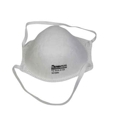 White Cup Shape Mask Non Woven Meltblown Fabric Cup Ffp3 Mask